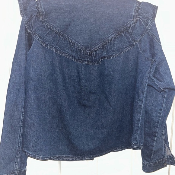 American Eagle Outfitters Blue Denim Top - Picture 2 of 3